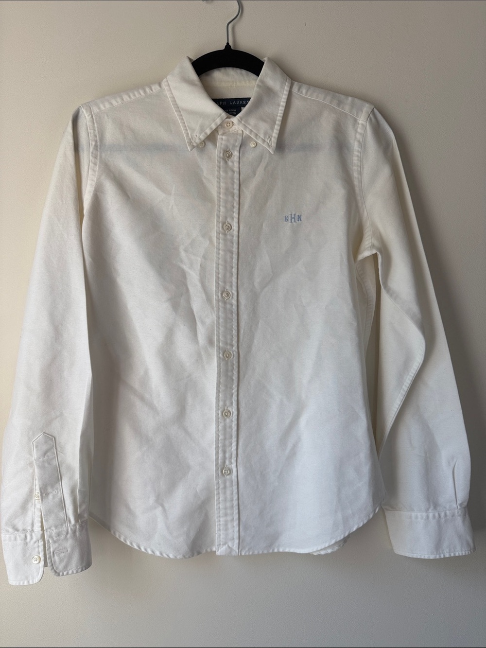 Ralph Lauren Off-White Button-Down Oxford Shirt